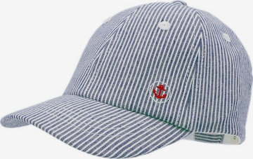 MAXIMO Hut 'MINI BOY-Cap kleiner Anker' in Blau: Vorderseite