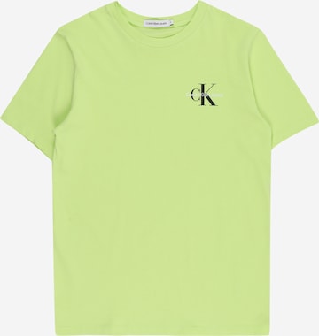 Calvin Klein Jeans Tričko - Zelená: predná strana