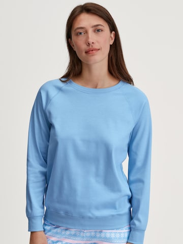 CALIDA Schlafshirt 'Ski Resort'‌‌‌‌‌‌‌‌‌‌ in Blau: Vorderseite