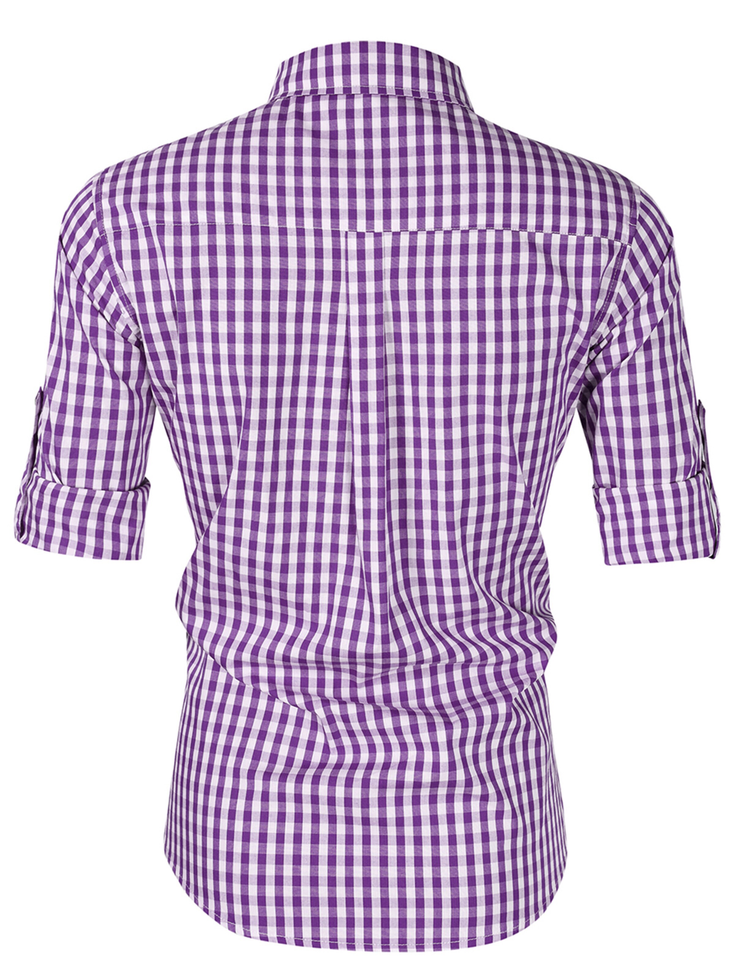 KoJooin Regular fit Button Up Shirt in Purple