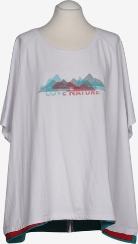 Ulla Popken T-Shirt 9XL in Weiß: Vorderseite