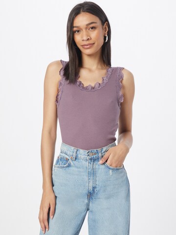 Fransa Top in Purple: front