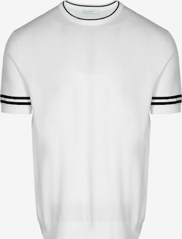 Lufian Sweater 'Robert' in White: front