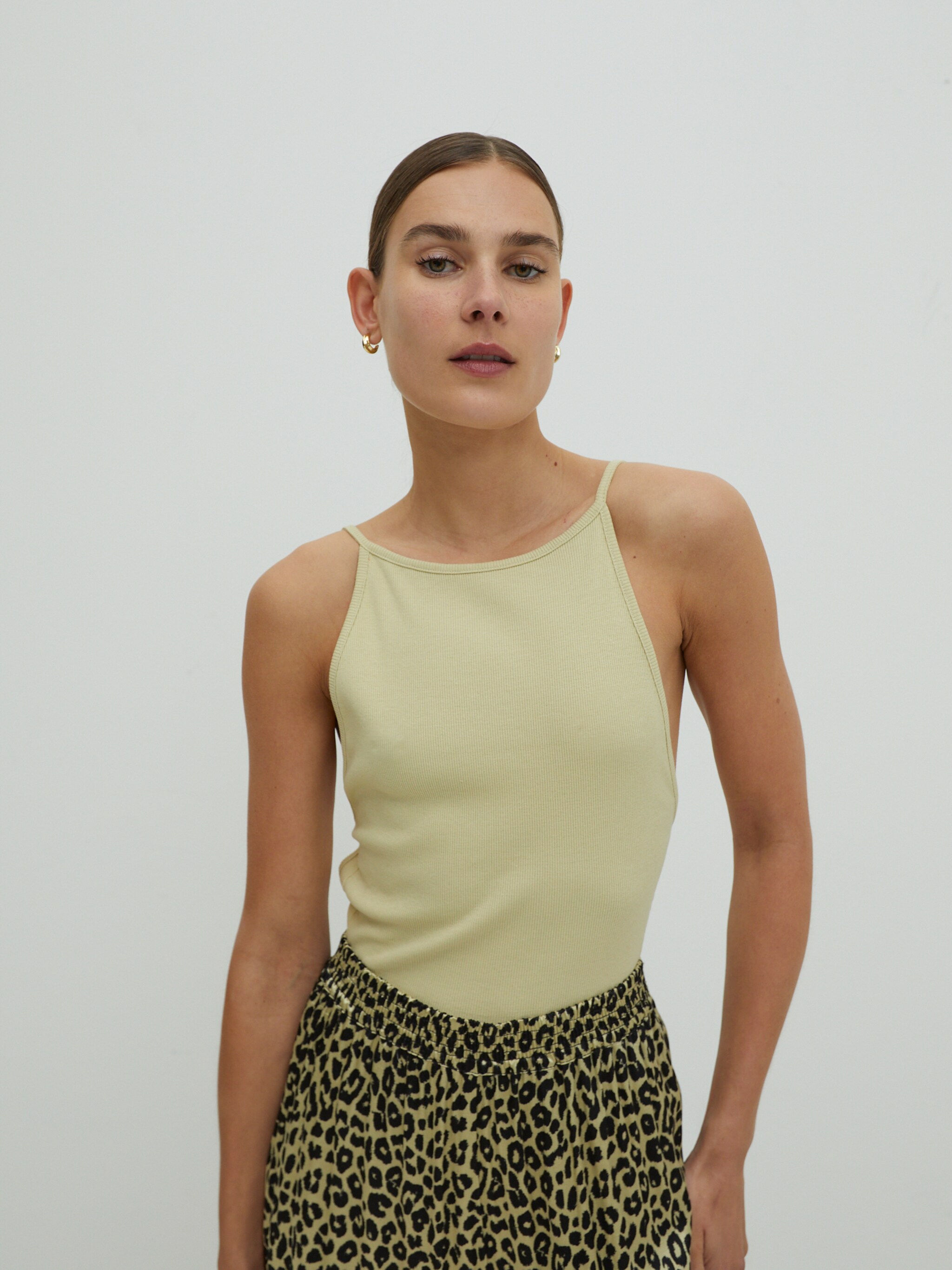 EDITED Producten Shirt body 'Carter' Groen