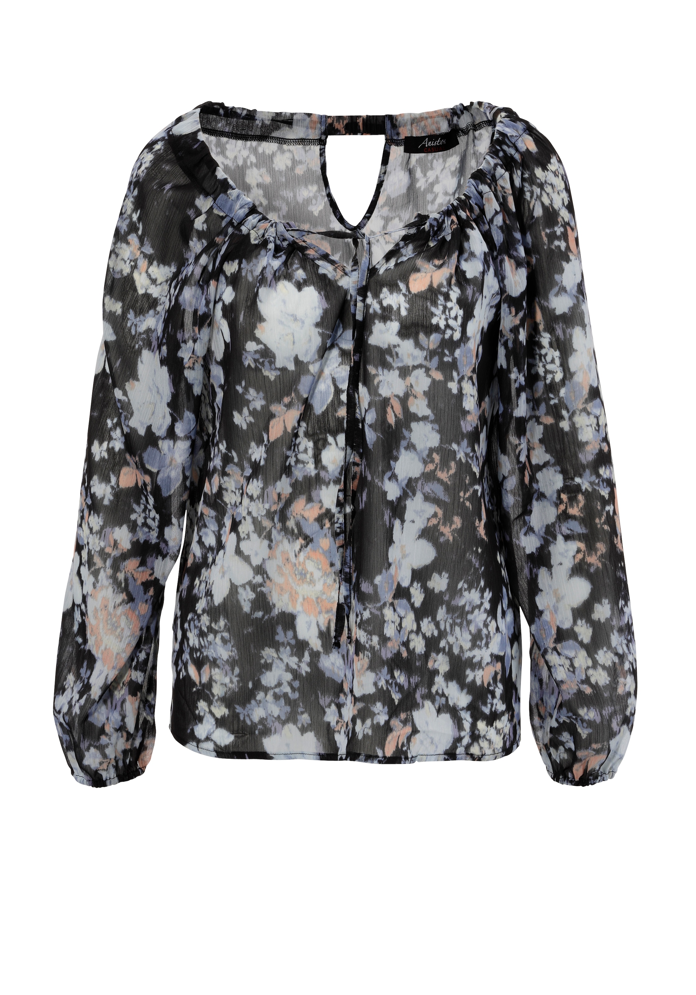 Aniston CASUAL Blouse in Black: front
