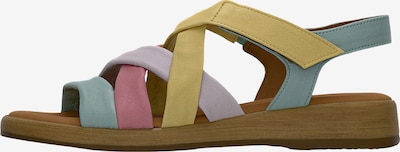 Sandalai iš GABOR, spalva – šviesiai mėlyna / šviesiai geltona / šviesiai violetinė / rožių spalva, Prekių apžvalga