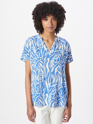 Smith&Soul - Blusa 'Vince' em azul: frente