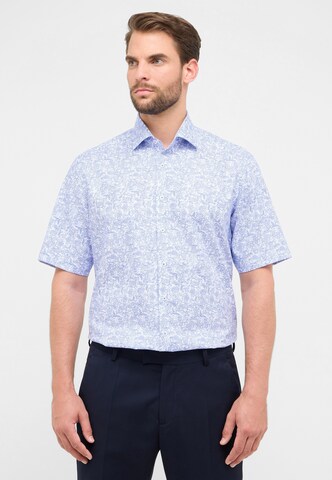 ETERNA Regular fit Button Up Shirt in Blue: front