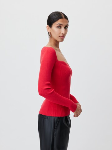 LeGer by Lena Gercke - Pullover 'Lucia' em vermelho