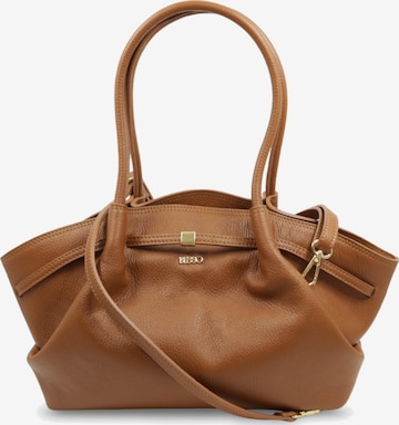 BESSO Handtasche 'Linea Pura' in Braun: Vorderseite