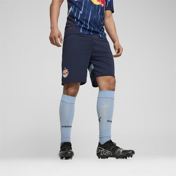 PUMA Regular Sports trousers 'FC Red Bull Salzburg 24/25' in Blue: front