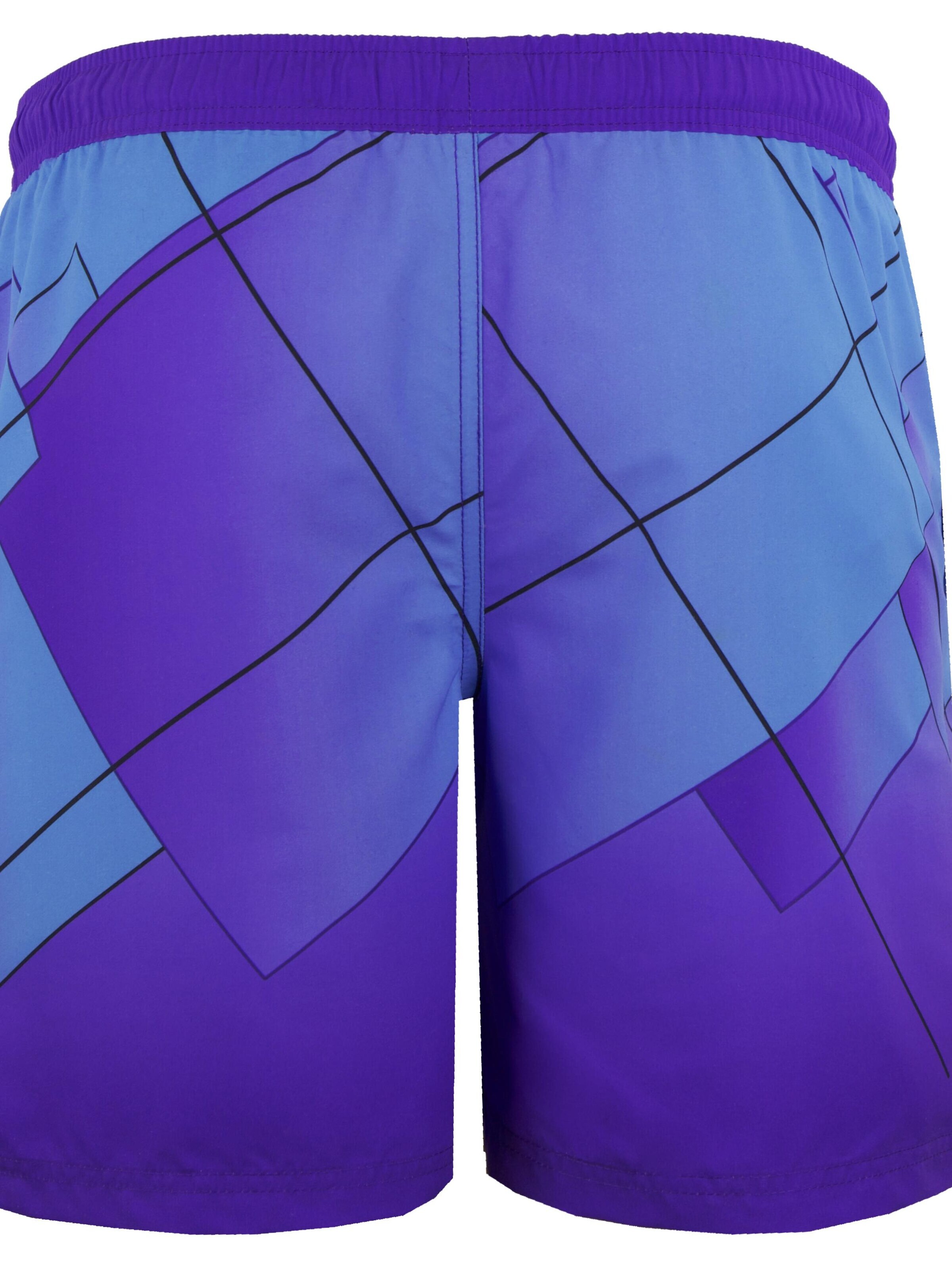 Guggen Mountain Badeshorts 'Boardshorts B8'‌‌‌‌‌‌ in Lila