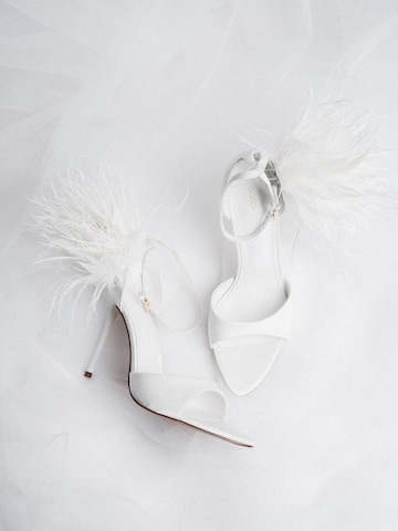 Estro Sandal i vit