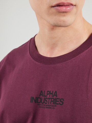 ALPHA INDUSTRIES Μπλουζάκι 'Scorpion Cyborg' σε κόκκινο