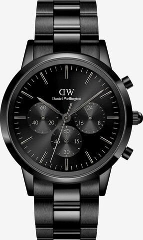 Daniel Wellington Analoguhr in Schwarz: predná strana