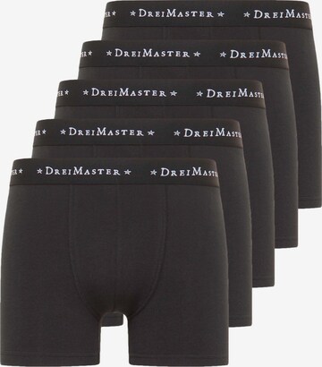 DreiMaster Klassik Boxer shorts in Black: front
