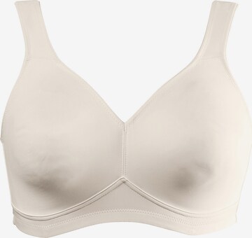 Ulla Popken Minimiser Bra in Beige: front