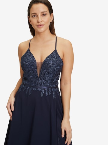 Robe de soirée Vera Mont en bleu