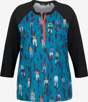 Ulla Popken Shirt in Blauw: voorkant