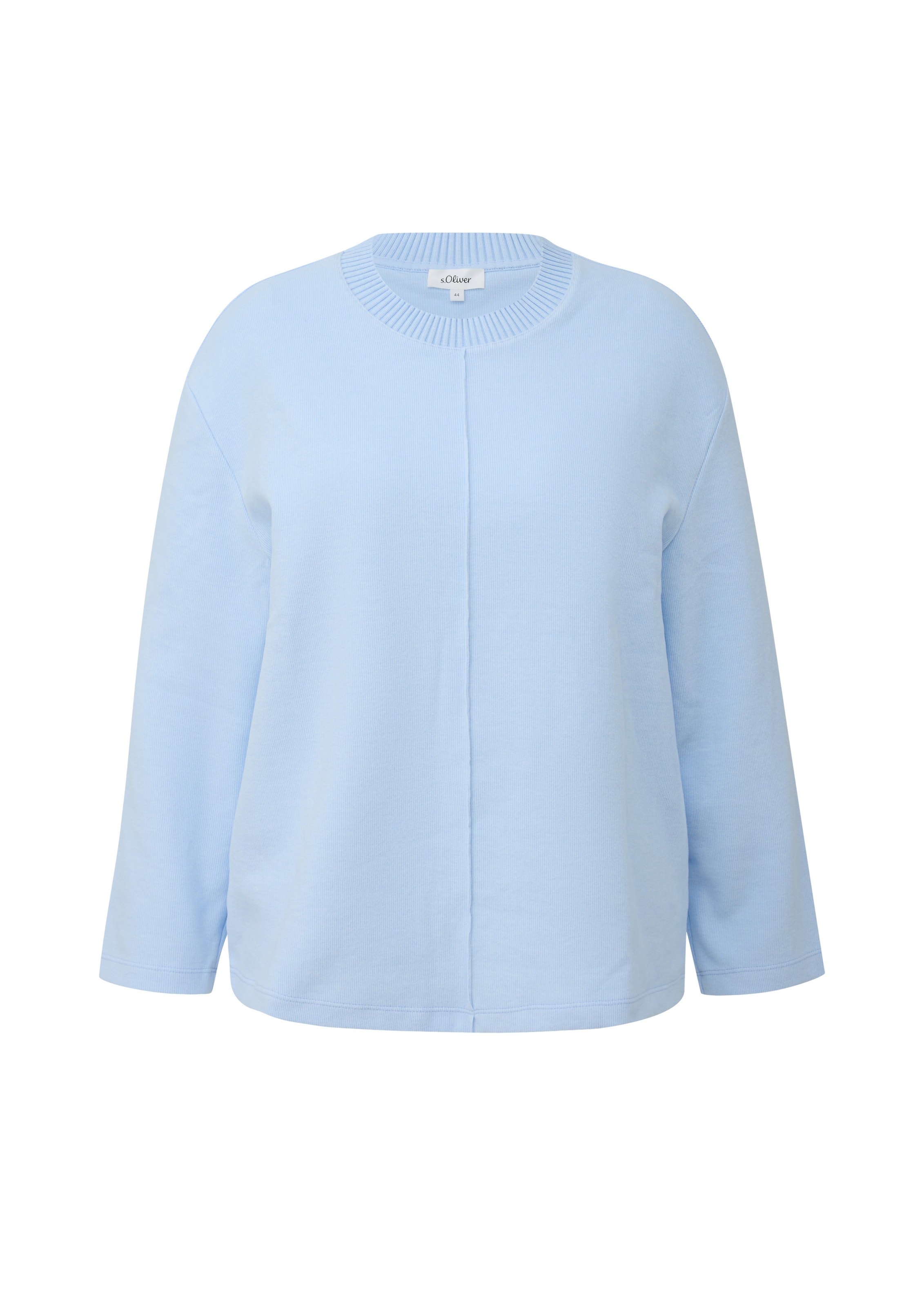 s.Oliver CURVE Sweatshirt in Blue: front
