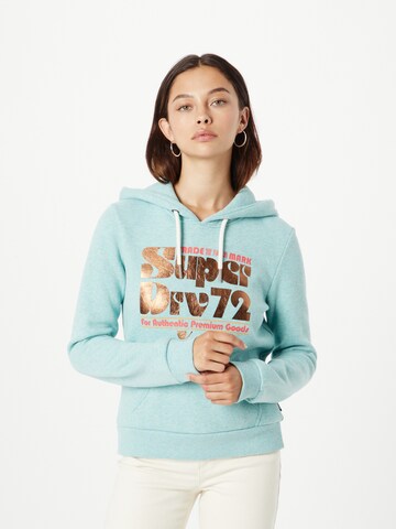 Superdry Sweatshirt in Green: front