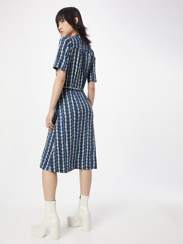 King Louie Shirt dress 'Lola' in Blue