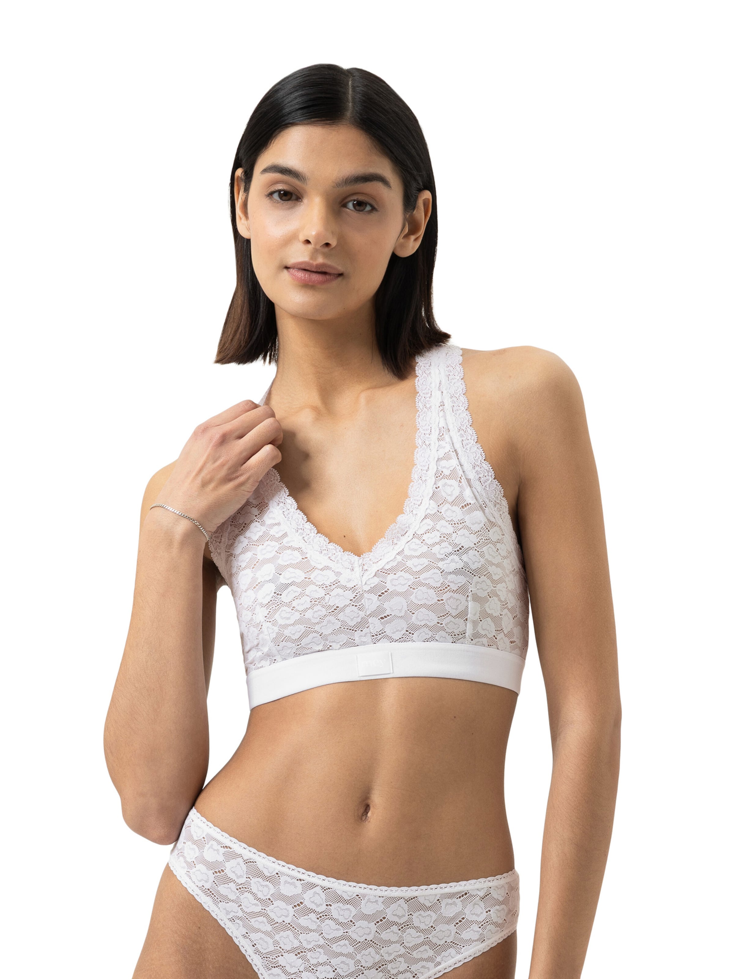 Bustier Soutien-gorge Mey en blanc : devant