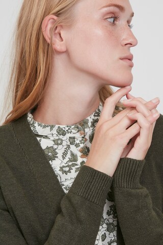 b.young Gebreid vest 'NONINA' in Groen