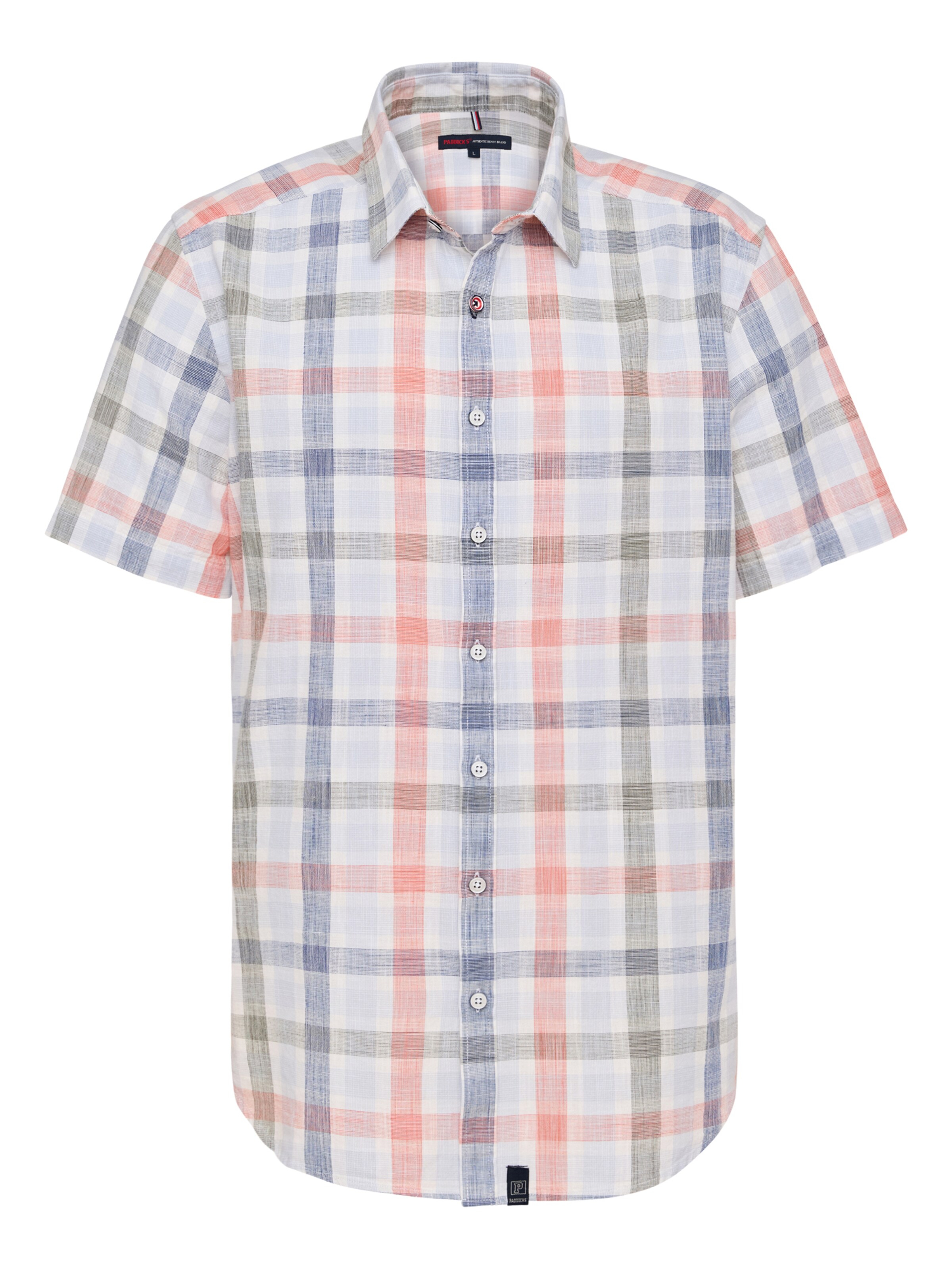 PADDOCKS Regular fit Button Up Shirt in White: front