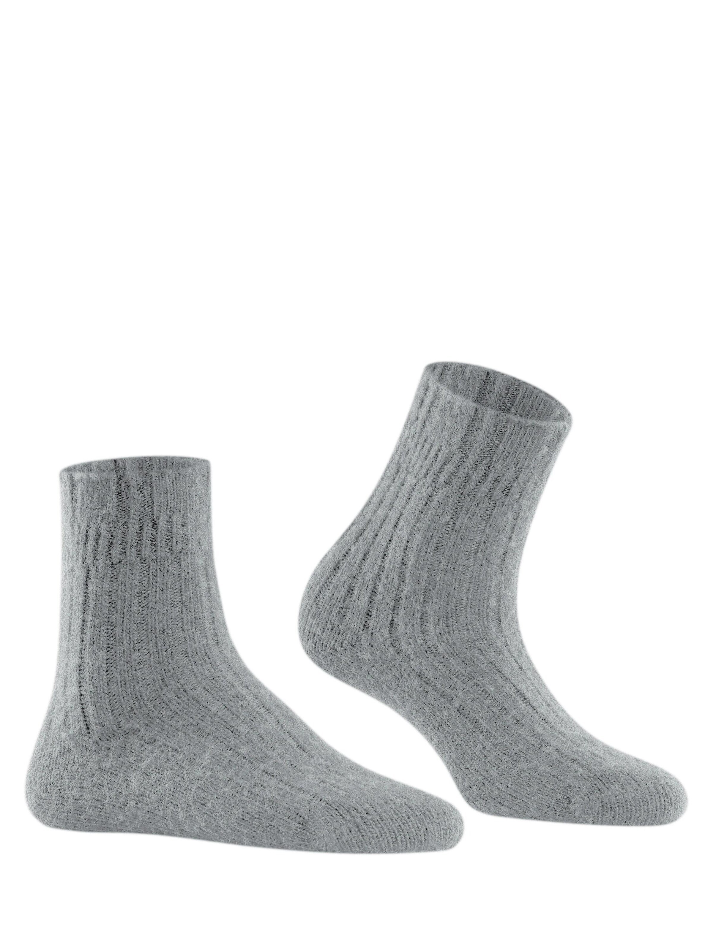 FALKE Socken 'Bedsock Rib'‌‌‌‌‌‌‌‌‌‌ in Silber