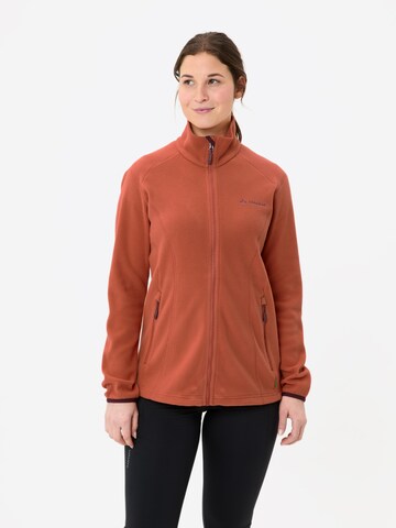 VAUDE Funktionsfleecejacke 'Rosemoor' in Braun: Vorderseite