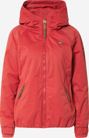 Ragwear Between-Season Jacket 'DIZZIE' in Red: front