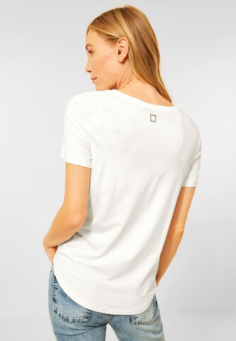 CECIL T-Shirt in Weiß