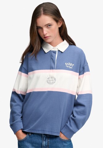 T-shirt 'Heritage' Superdry & Co en bleu : devant