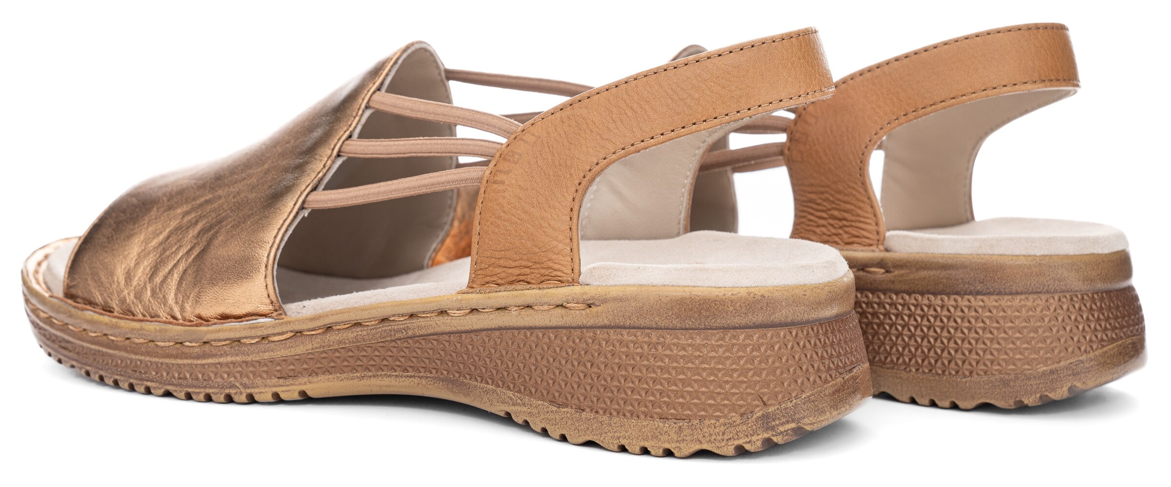 ARA Strap Sandals in Brown