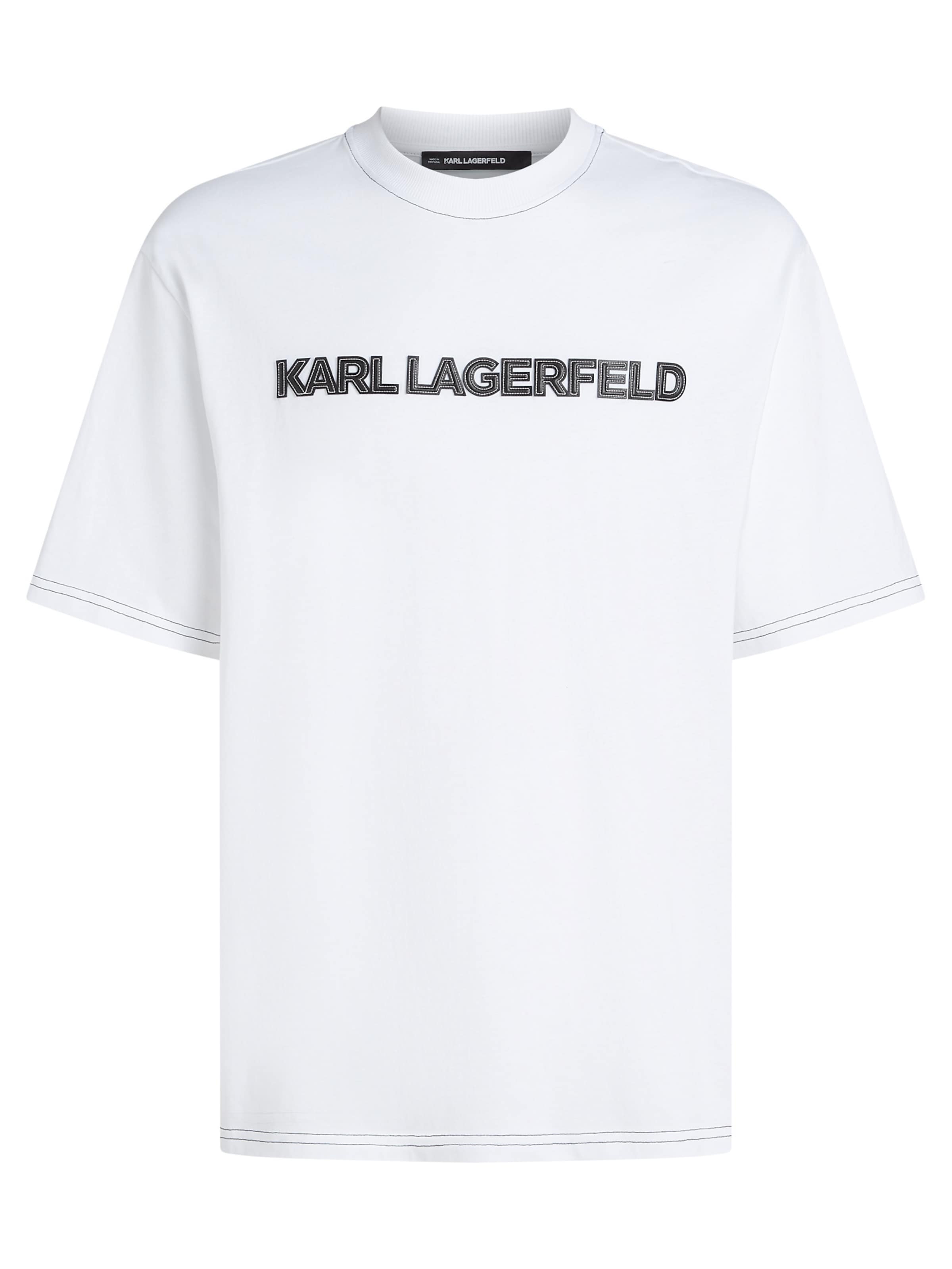 Karl Lagerfeld Tričko - Biela: predná strana