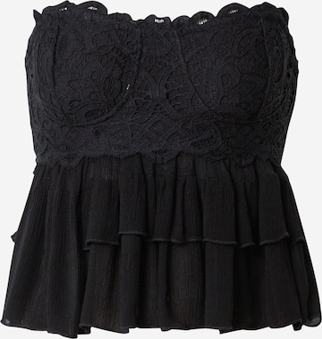 Corsetto 'ADELLA' di Free People in nero: frontale