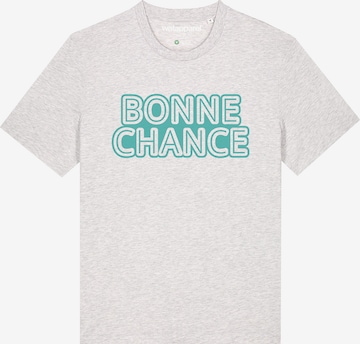 Maglietta 'Bonne Chance' di Watapparel in grigio: frontale