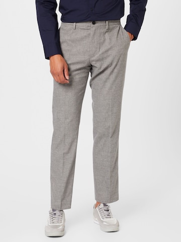 Regular Pantalon à plis 'Denton' TOMMY HILFIGER en gris : devant