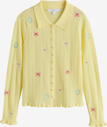 Cardigan Next en jaune : devant