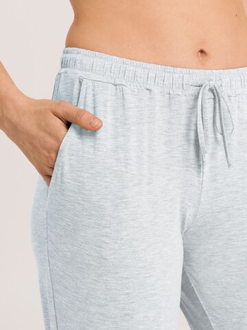 Hanro - Calças de pijama ' Natural Elegance ' em azul
