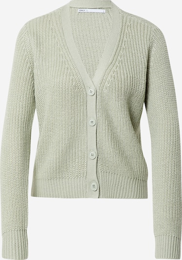 Only (Petite) Cardigan en vert pastel, Vue avec produit