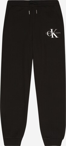 Calvin Klein Jeans - Pantalón en negro: frente