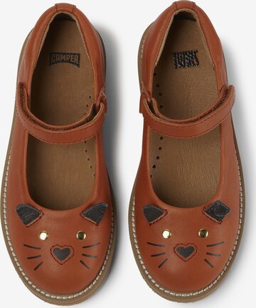 CAMPER Ballet Flats 'Twins' in Brown