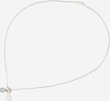 Gemshine Ketting in Zilver: voorkant