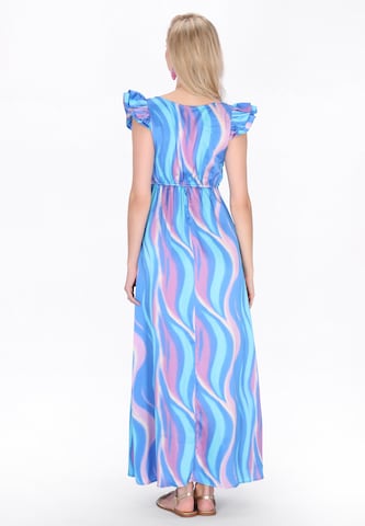 Robe d’été 'Festival' IZIA en bleu