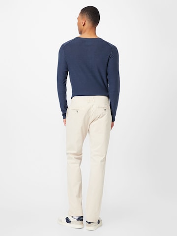 Regular Pantalon chino CAMP DAVID en blanc