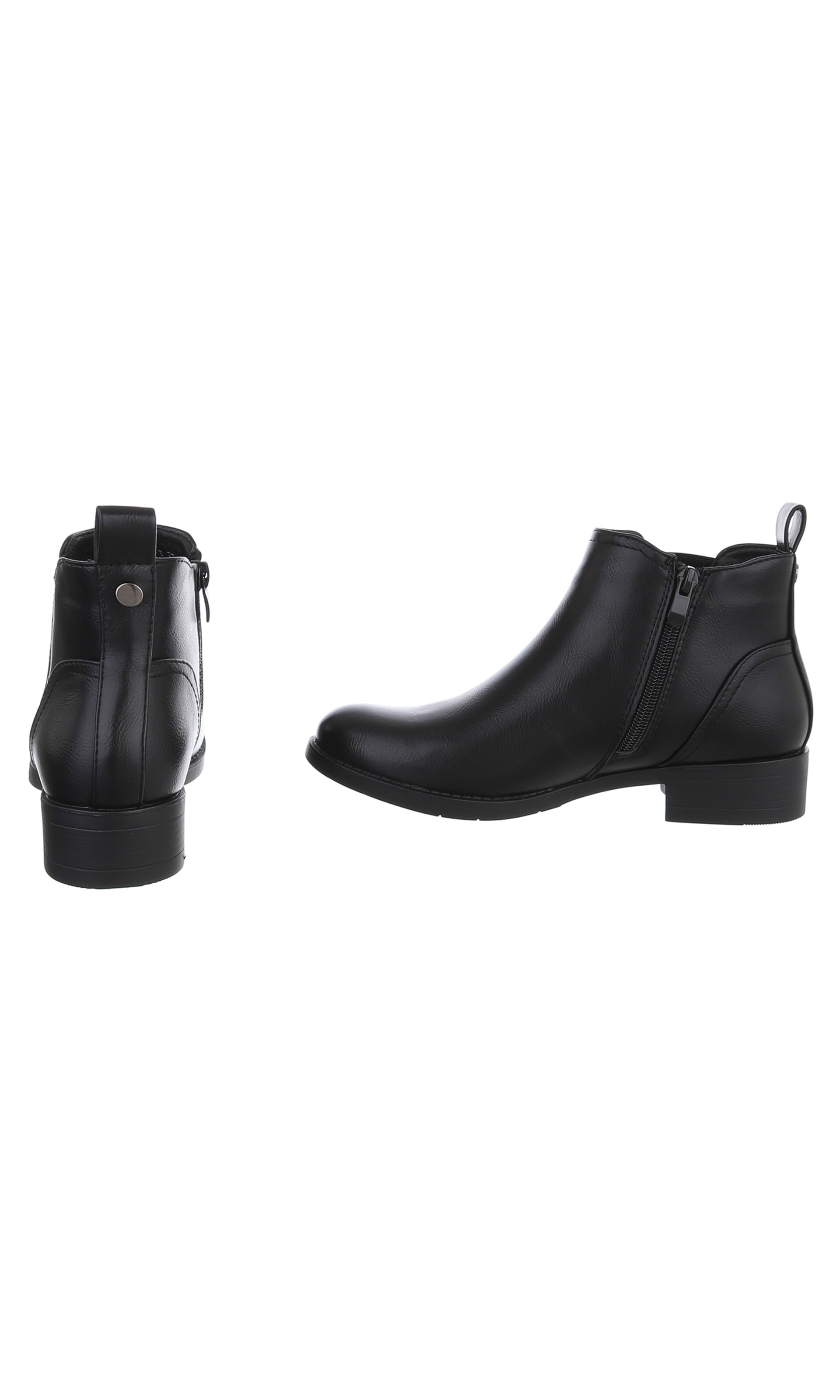 Ital-Design Ankle Boots in Black