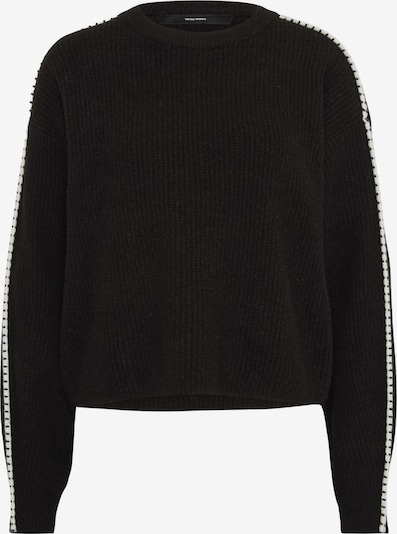 Vero Moda Tall Neulepaita 'VMZORA' värissä kastanjanruskea / valkoinen, Tuotenäkymä