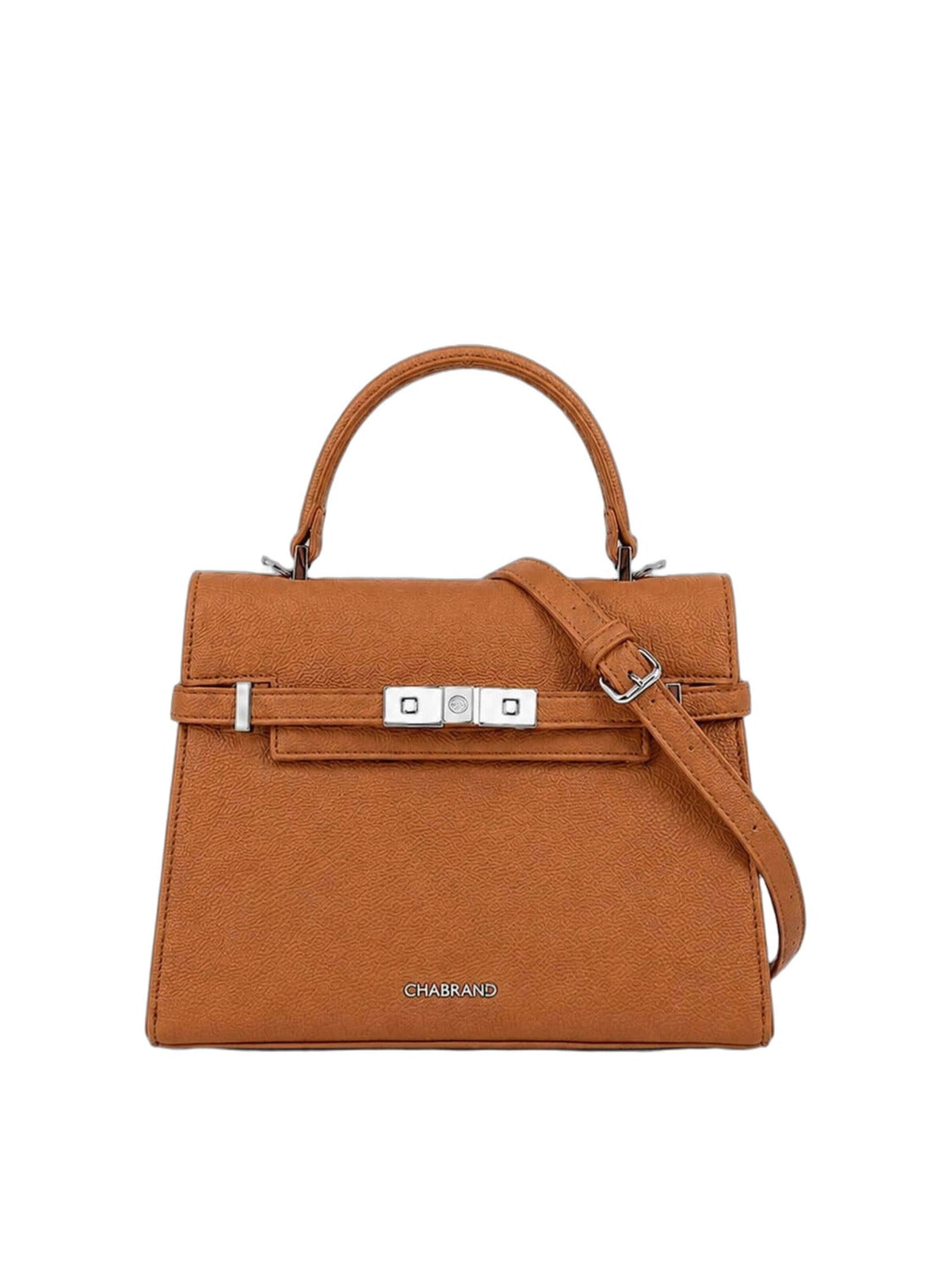 Chabrand - Bolso de mano 'Louise' en marrón: frente